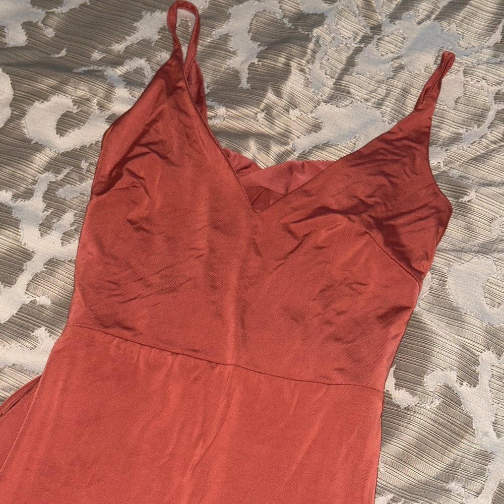 Windsor Terracotta Sleeveless Dress